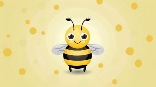 High Definition Cartoon Bee Desktop Backgrounds to Download