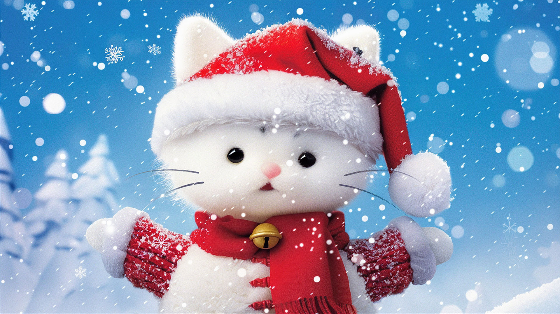 4K Christmas Hello Kitty Wallpapers for Desktop