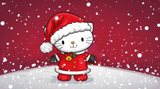 Download Free Christmas Hello Kitty Wallpapers