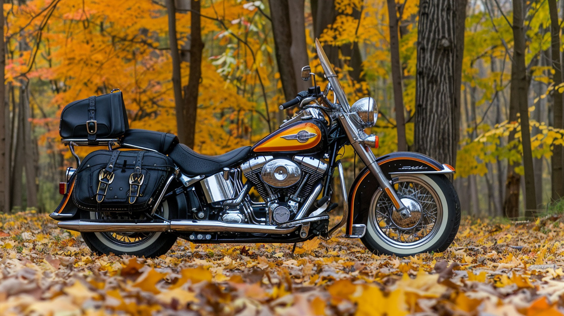 Classic Harley Davidson Motorcycles HD Backgrounds