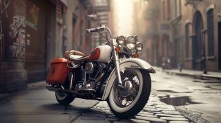 Retro Harley Davidson Motorcycles HD Wallpapers