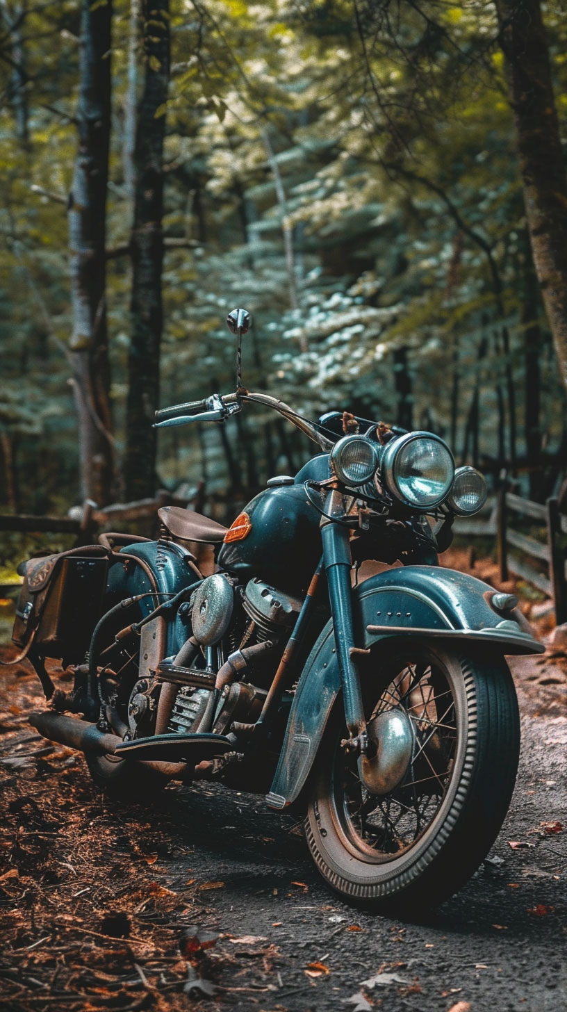 Stylish Harley Davidson Motorcycles Phone Wallpaper