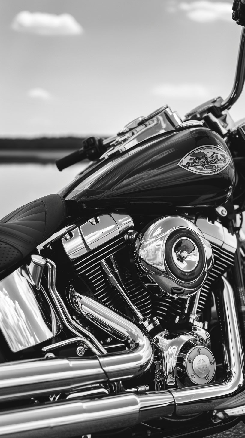 Classic Harley Davidson Motorcycles Mobile Wallpaper