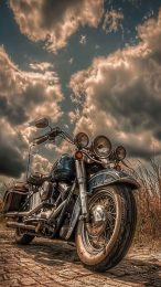 Classic Harley Davidson Motorcycles Mobile Wallpaper