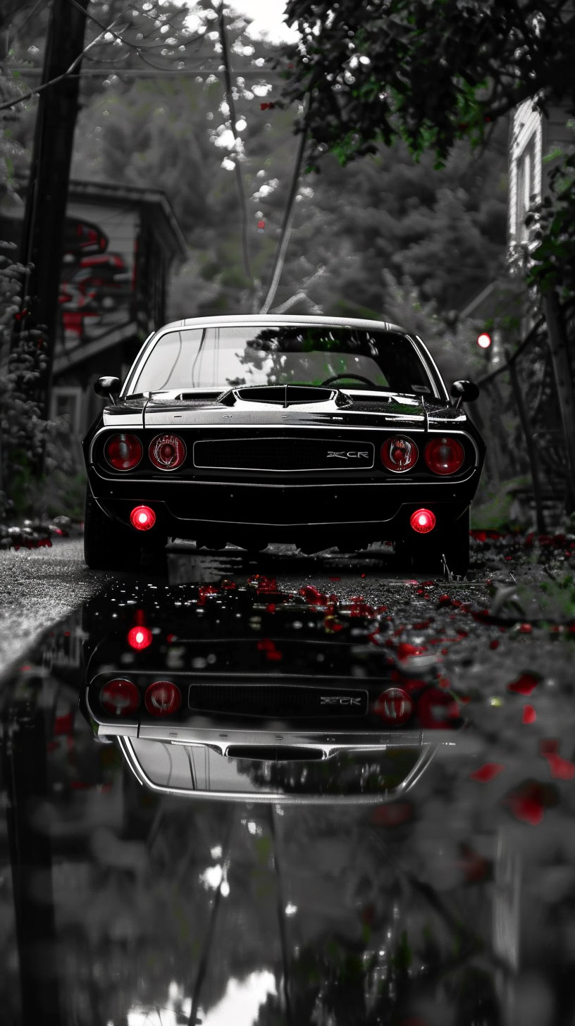 Cool Dodge Challenger SRT Lock Screen