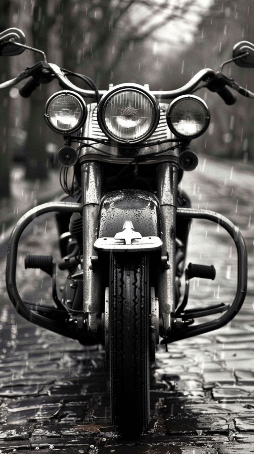 Stylish Harley Davidson Motorcycle Mobile Wallpaper