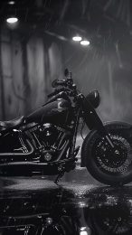 High-Resolution Harley Davidson Motorcycle Mobile Wallpaper