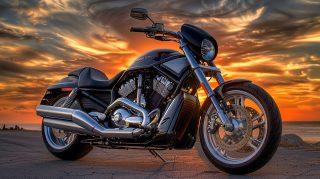 Sleek Harley Davidson Motorcycle Wallpaper Designs