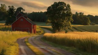 Breathtaking Country Vistas: Late Summer 4K Background