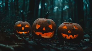 Cute Aesthetic AI Image for Halloween: 16:9 HD Wallpaper