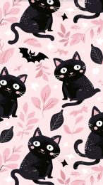 Bats and Pumpkins: Cute Halloween Aesthetic for iPhone