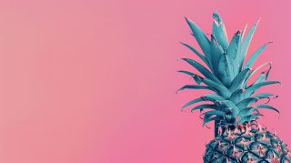 Adorable cute aesthetic pineapple wallpaper for iPhone