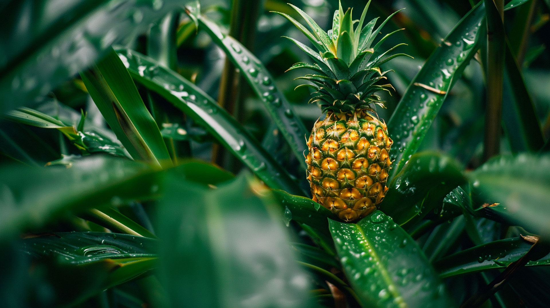 High-resolution cute pineapple background for PC wallpapers