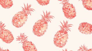 Cute pineapple background wallpaper for desktop screens