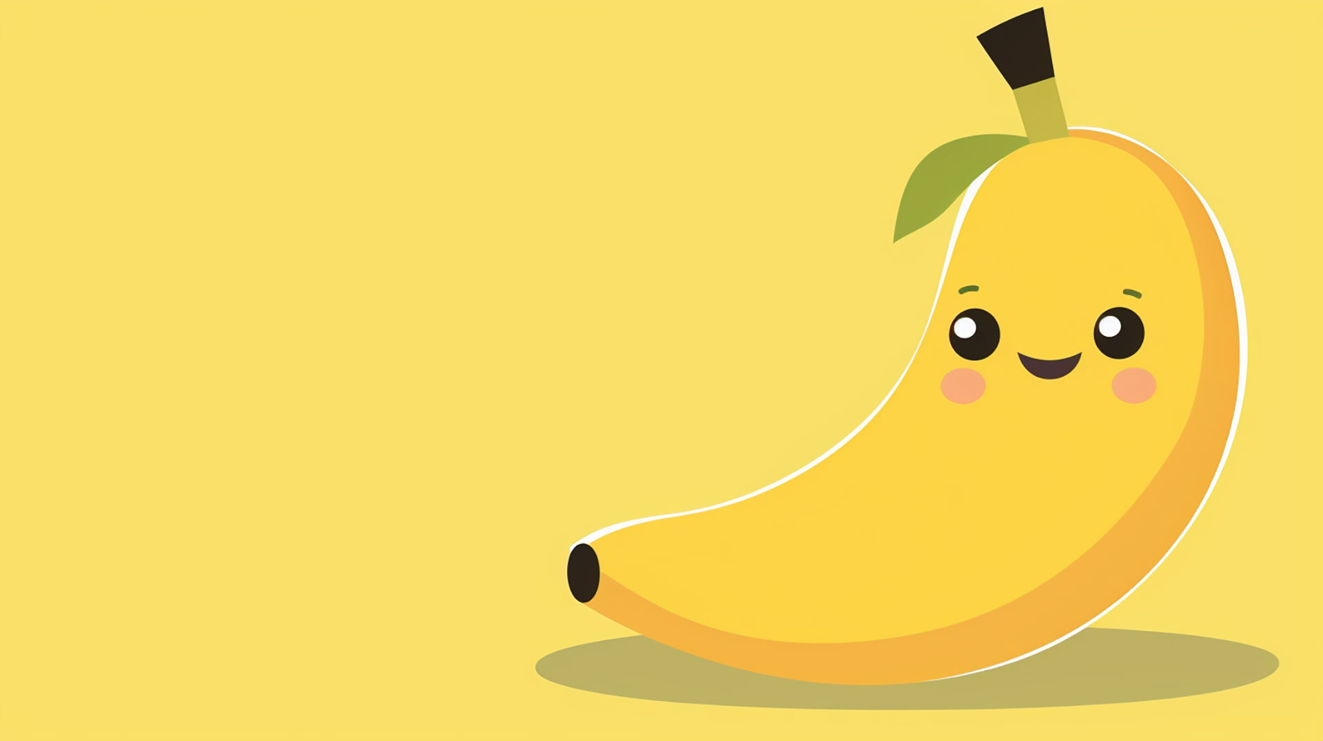 4K cute banana background desktop wallpaper