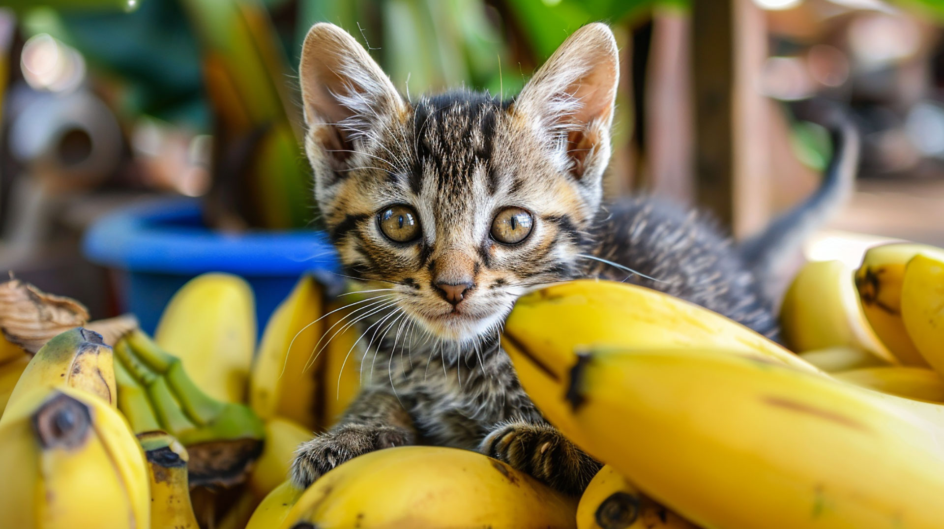 Adorable Banana Cat Desktop Background