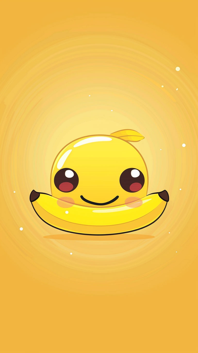 Ultra HD cute banana iPhone wallpaper download