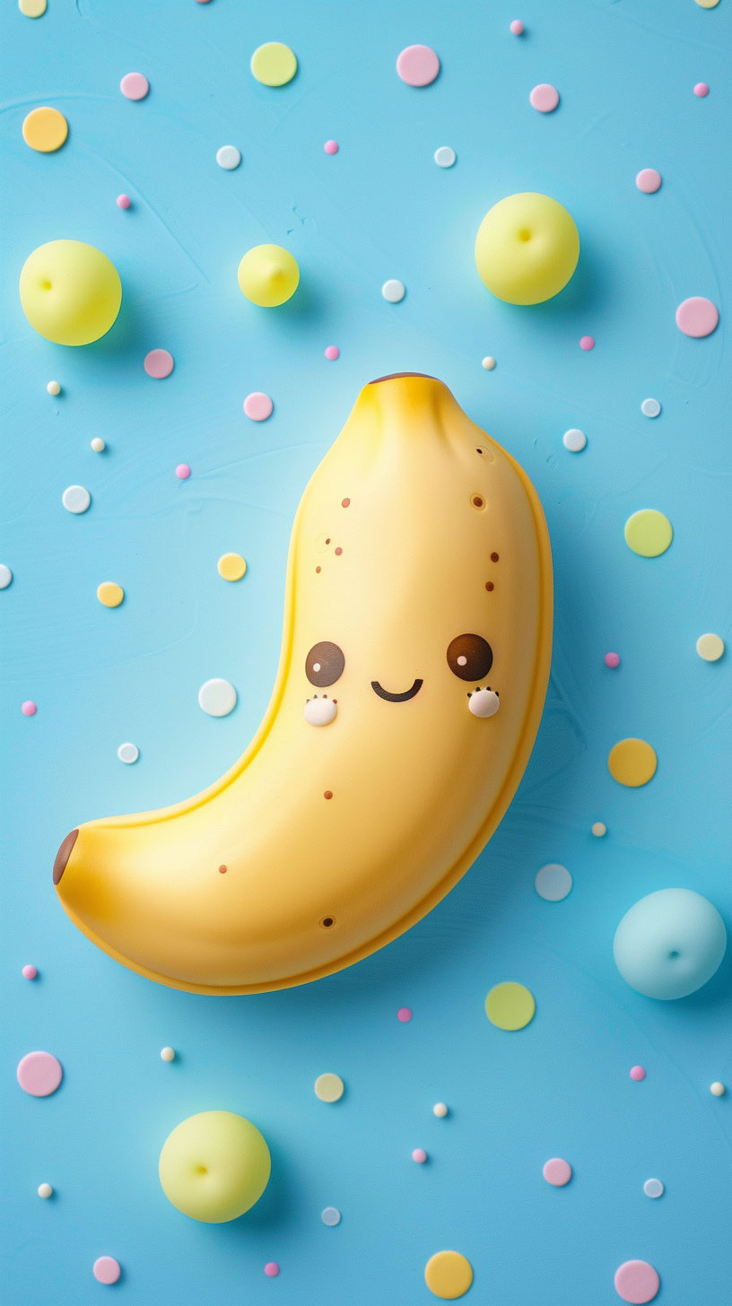 Cute banana iPhone wallpaper for iPhone SE