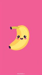 Free cute banana iPhone wallpaper for iPhone 6