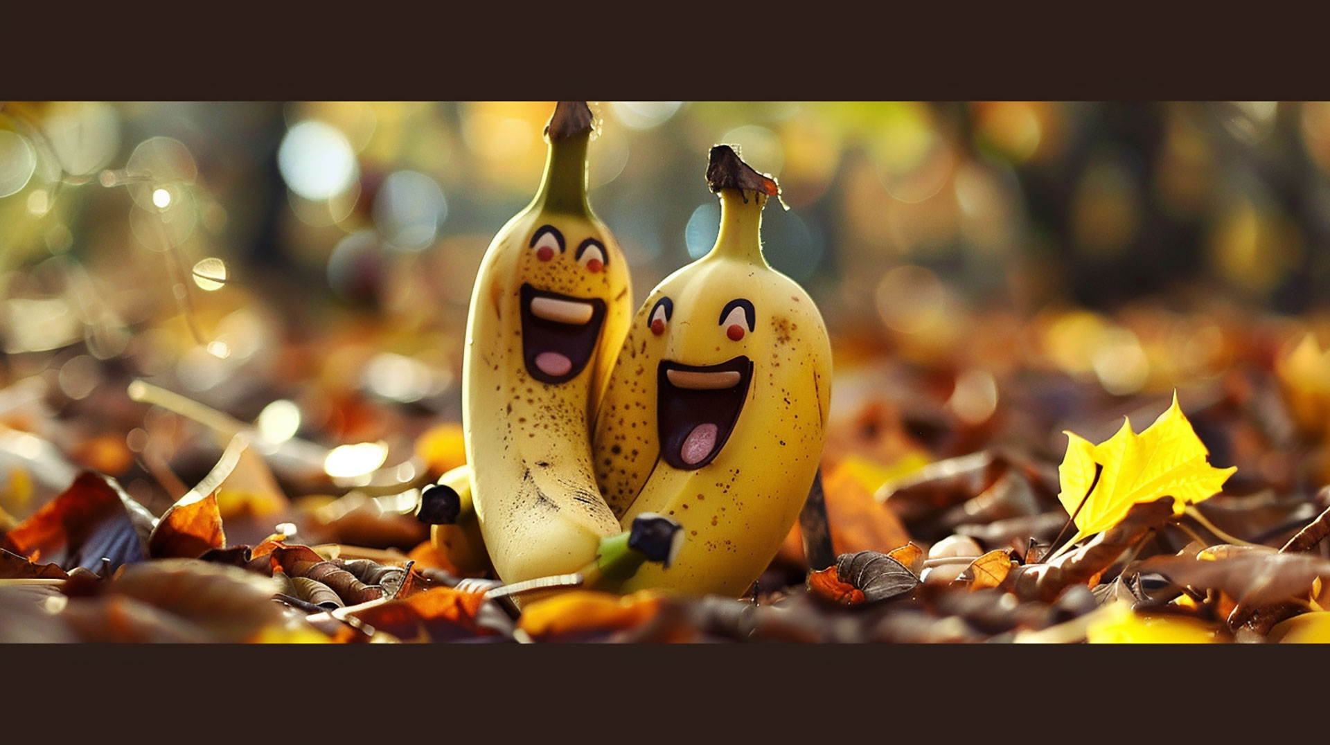 Ultra HD cute banana picture for PC wallpaper