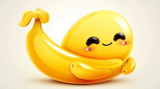 Download Free Cute Banana HD Wallpaper