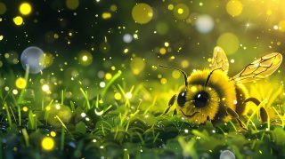 Sweet Bee Stock Photos: Perfect Desktop Backgrounds Available