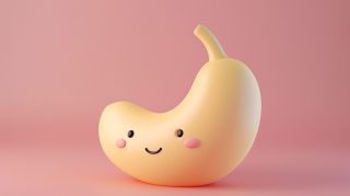 Cute cartoon banana wallpaper for desktop