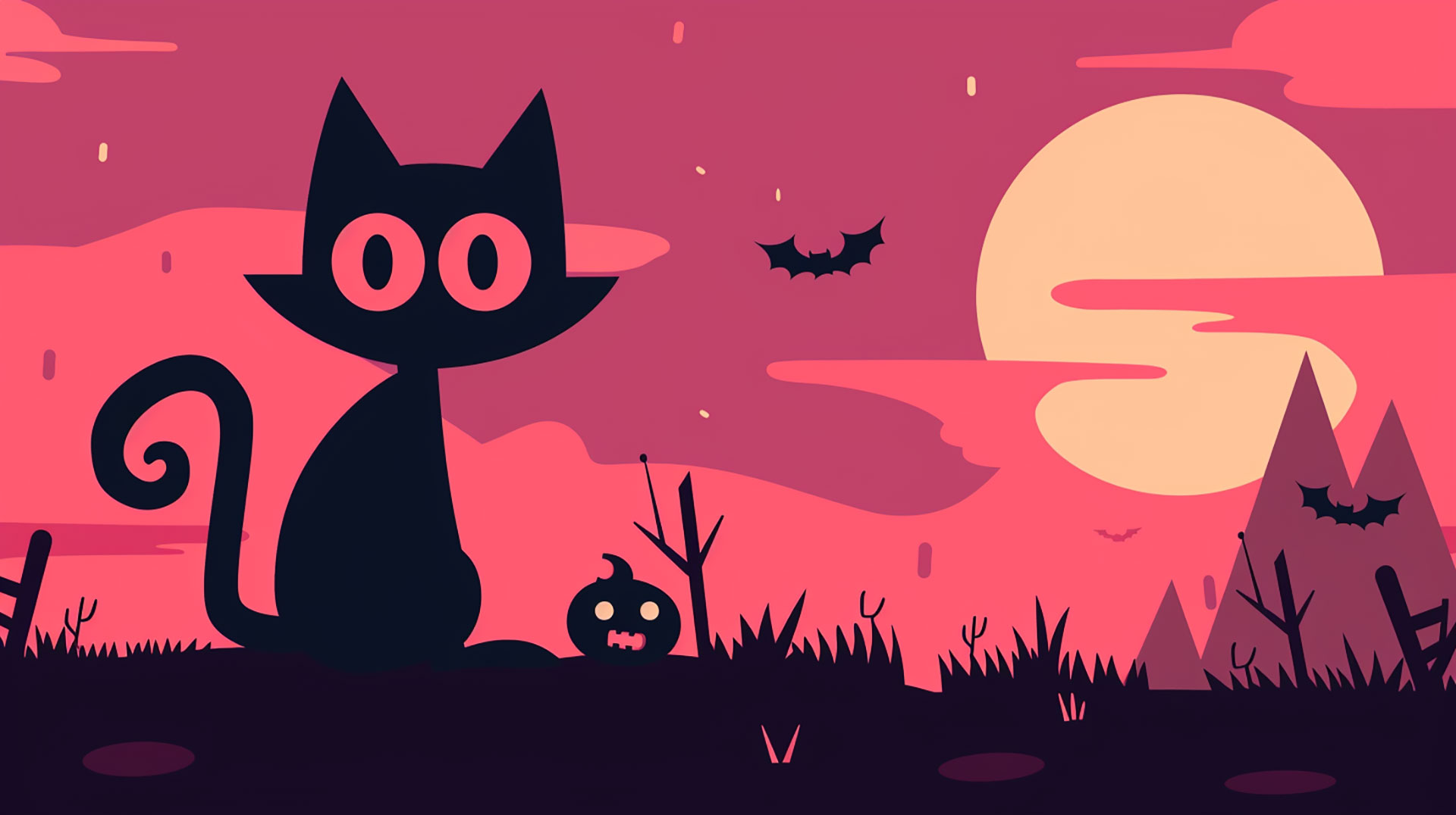 Boo-tifully Free: Cute Halloween Desktop Background