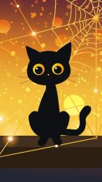 Enchanted Pumpkins: Free Cute Halloween Phone Background