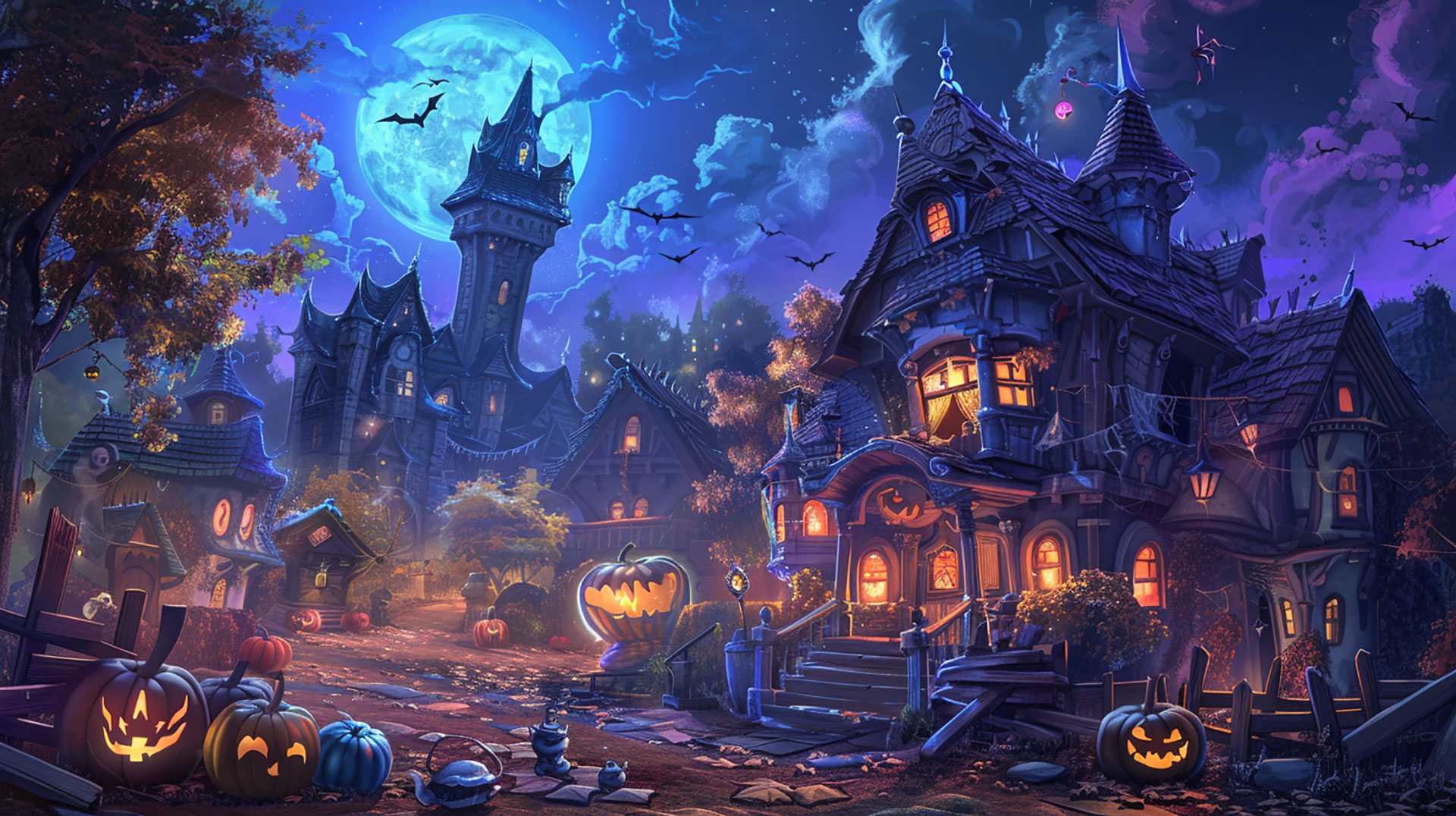 Magical Halloween Moments: AI Art