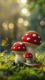 Kawaii Mushroom Wallpaper for Mobile