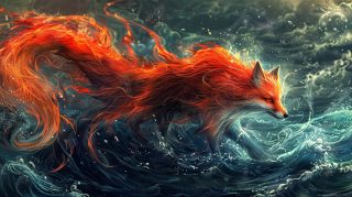 Brighten Your Screen with Cute Nine-Tailed Fox Images