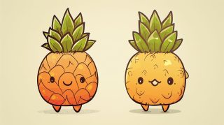 Free cute pineapple desktop wallpaper in 4K