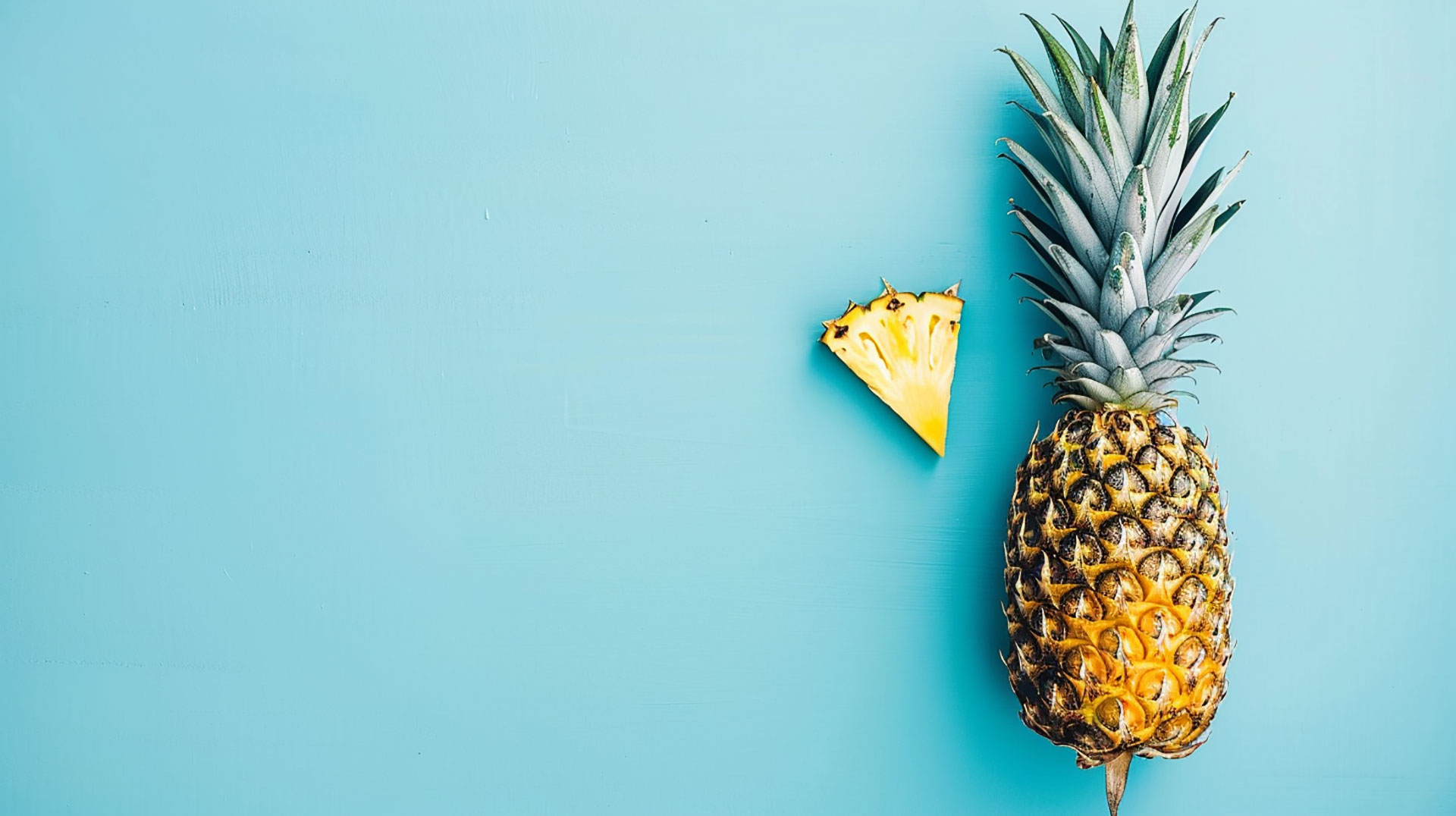 AI-generated cute pineapple desktop background in 4K