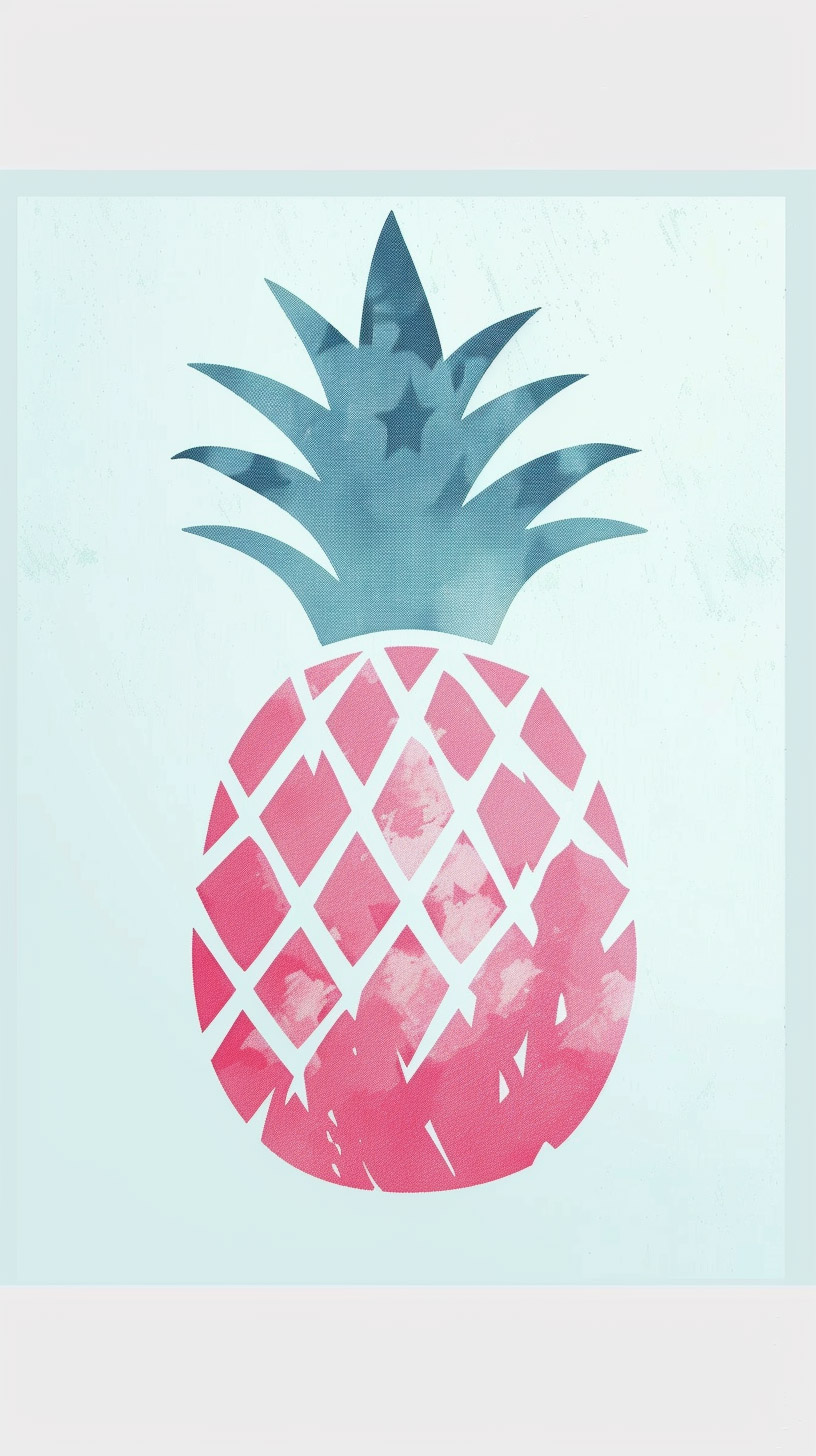 Cute Pineapple HD Wallpaper for All Mobile Devices