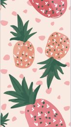 HD Mobile Wallpaper of Cute Pink Pineapples