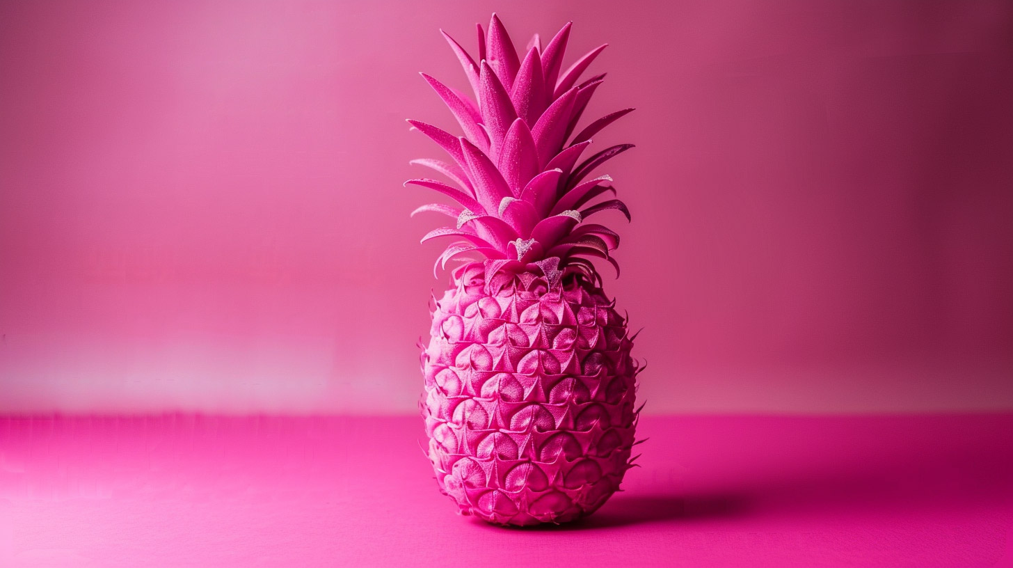 Ultra HD Cute Pink Pineapple Desktop Background Images