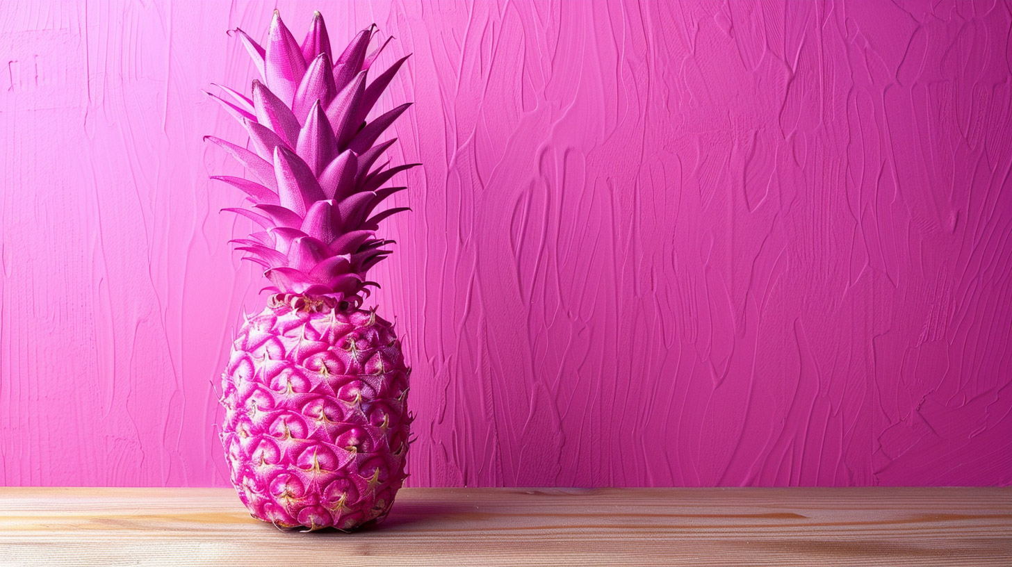 Cute Pink Pineapple Wallpaper for Your HD Desktop