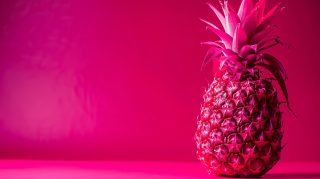 Adorable cute pink pineapple wallpaper for iPhone