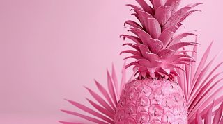 Free Stock Photos of Cute Pink Pineapple Wallpapers