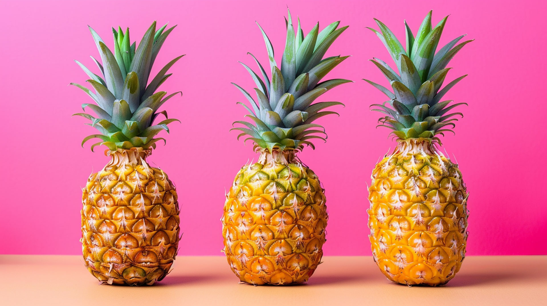 Cute pink pineapple wallpaper for desktop backgrounds