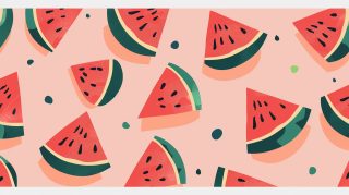 Kawaii Watermelon Bliss: Cute Summer Wallpaper