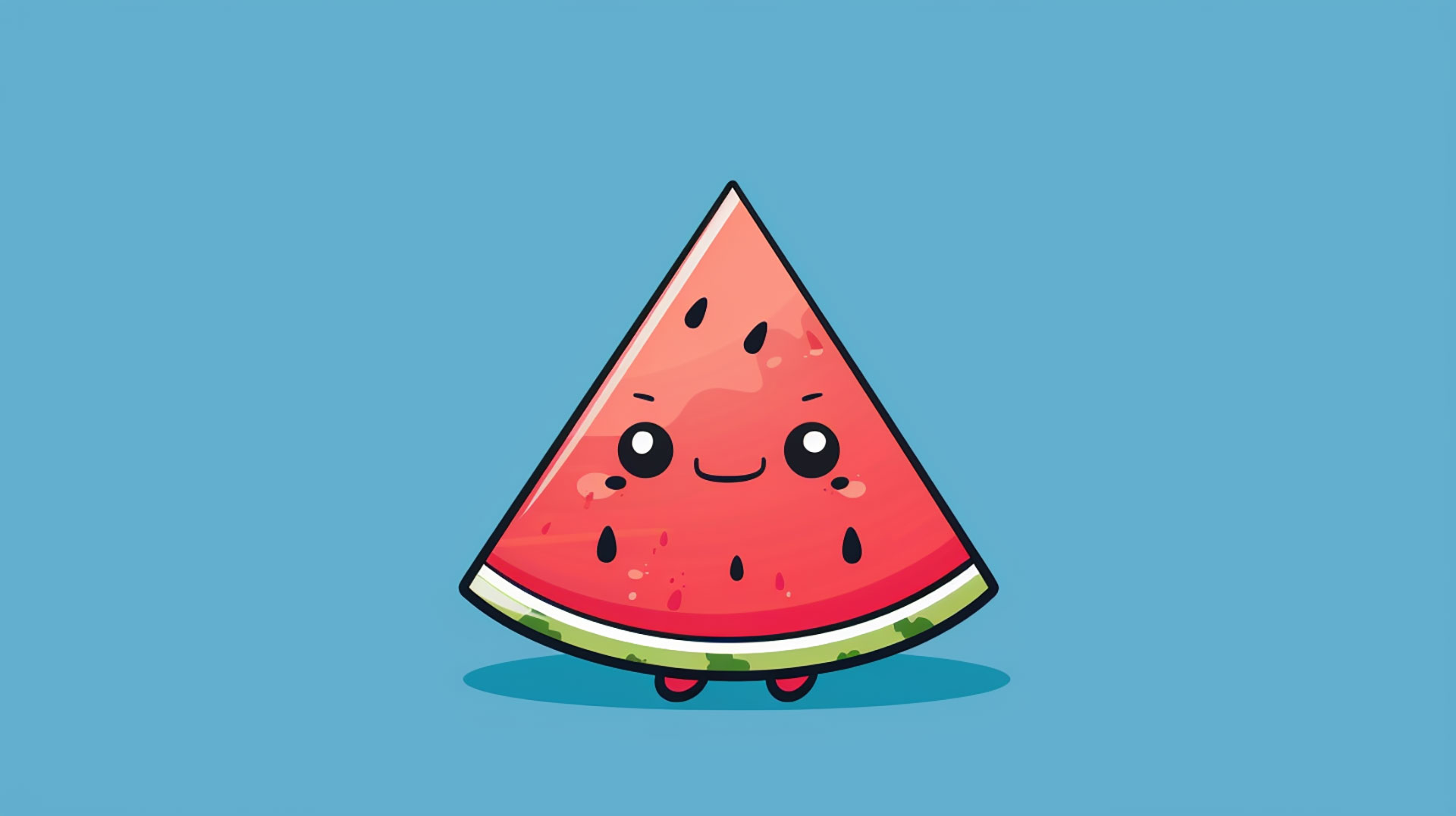 Charming Watermelon Pattern: Cute Wallpaper