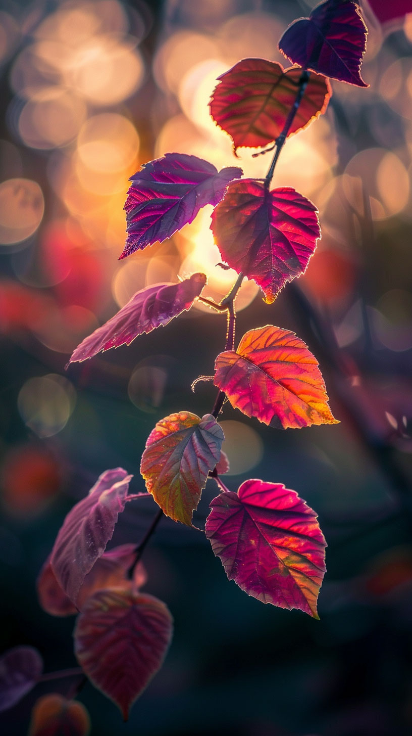 Cute Fall Foliage Mobile Wallpaper