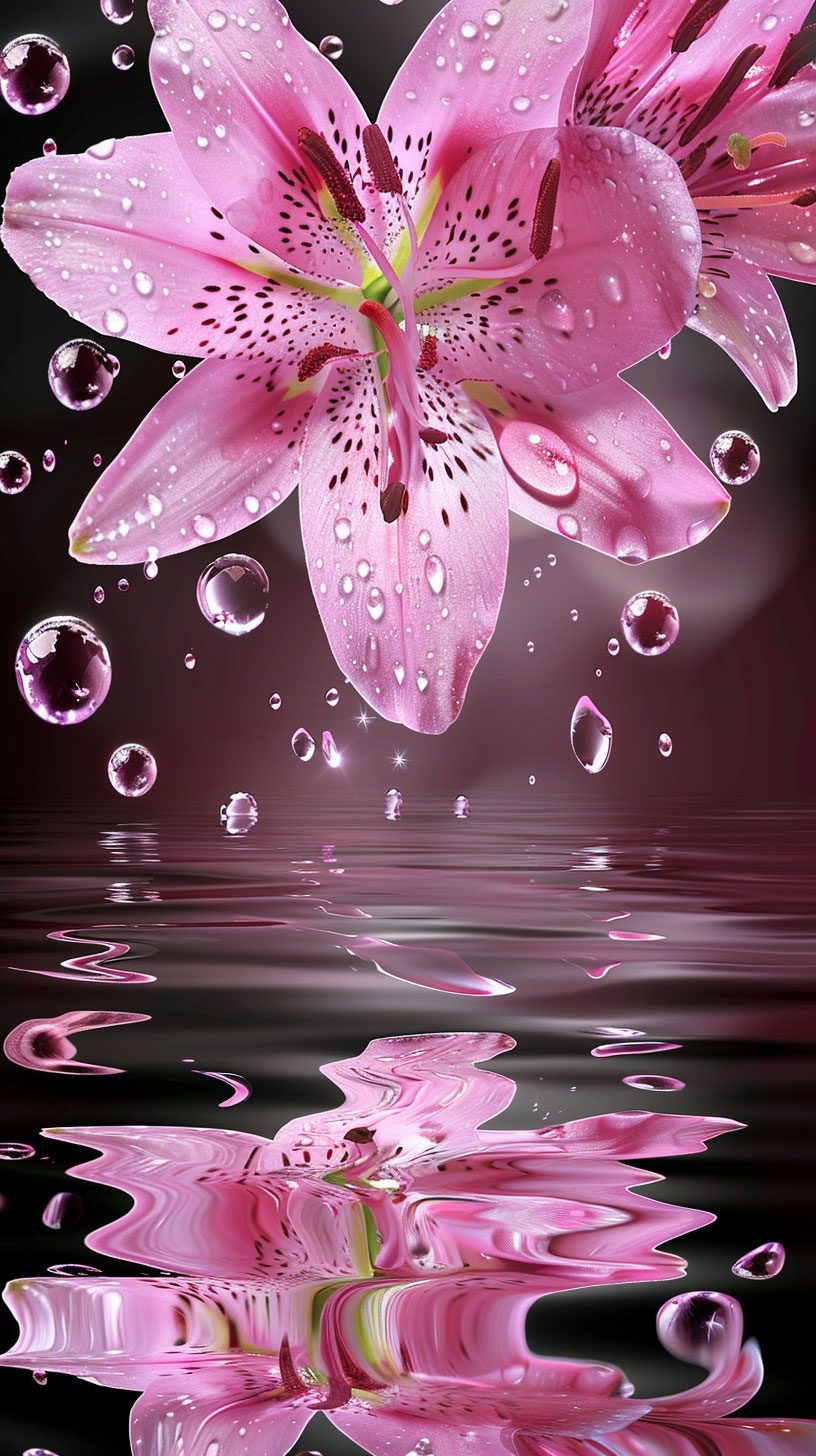 Ultra HD Cute Pink Flower Mobile Wallpaper