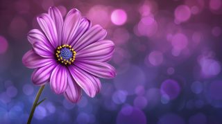 16:9 Cute Pink Flower Desktop Wallpaper