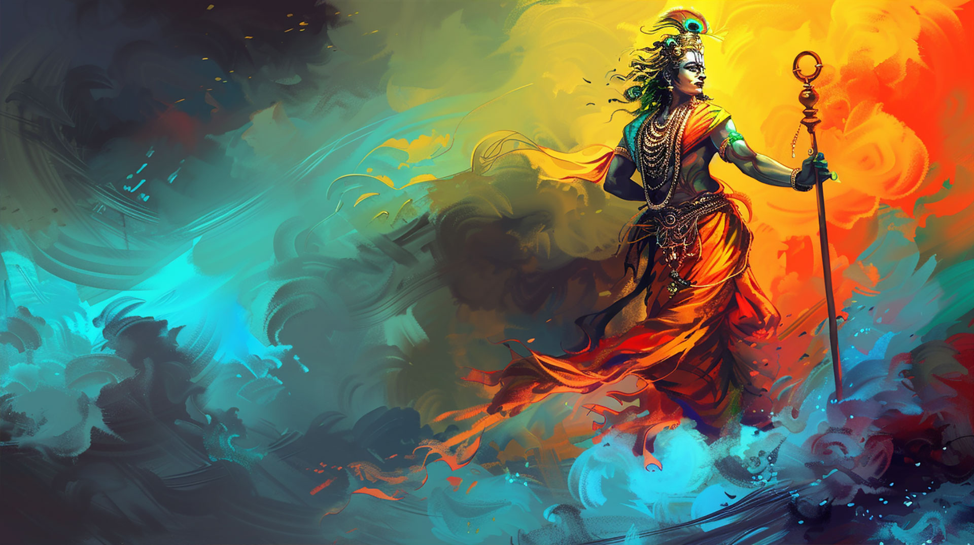 Lord Krishna Wallpaper for Desktop