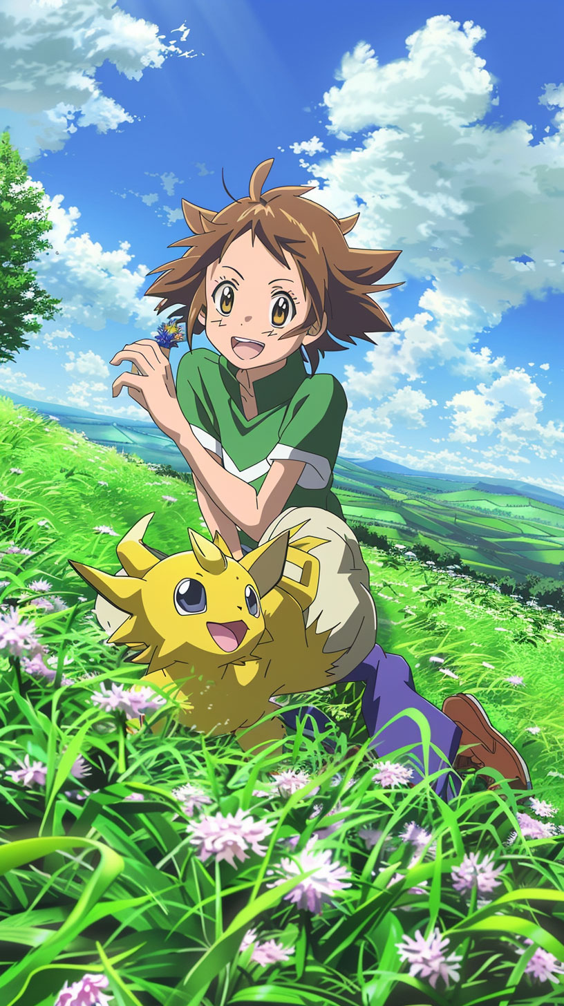 Kizuna and Digimon Friends: Mobile Background