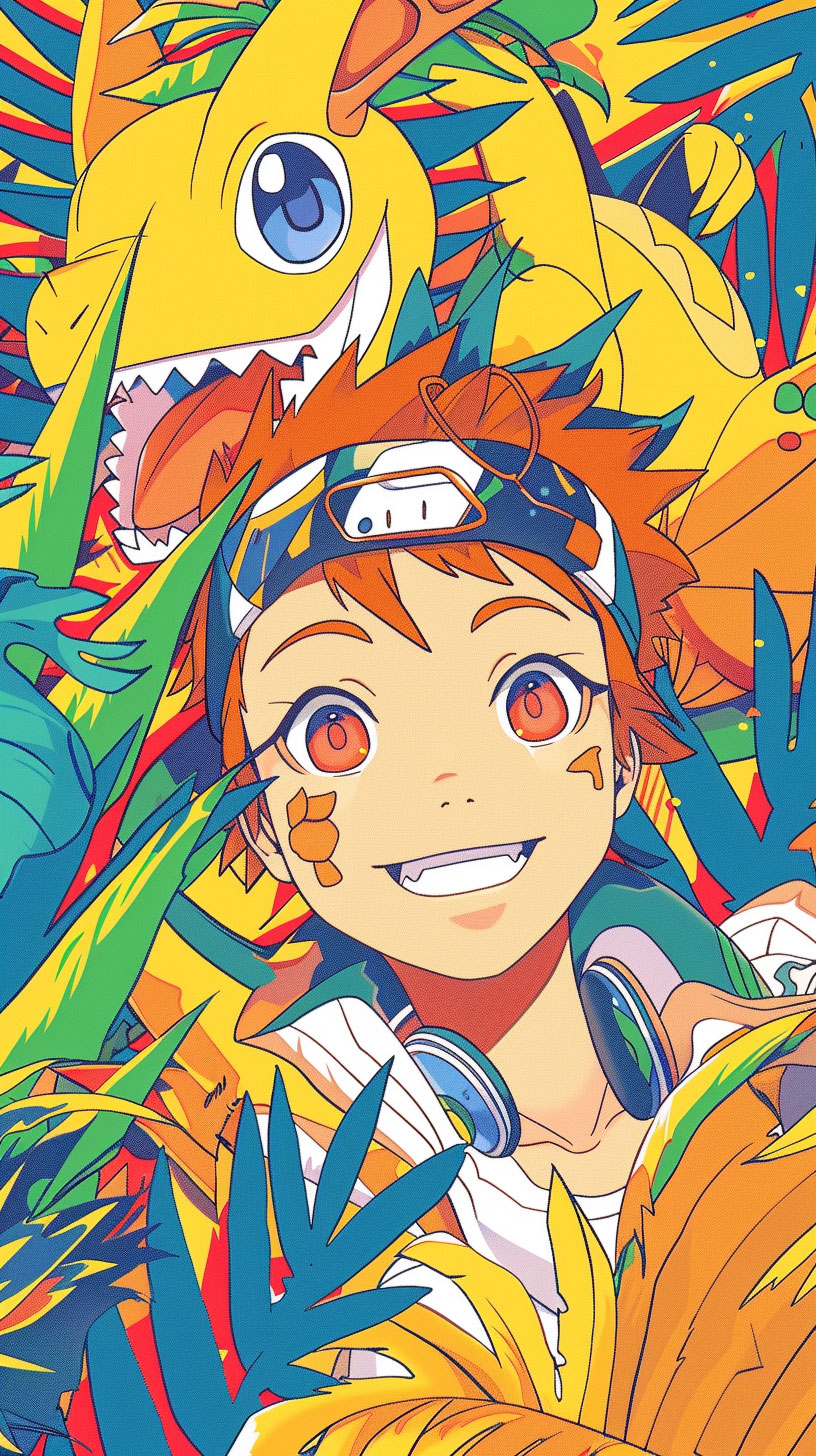 Digimon Kizuna Movie: Phone Wallpaper