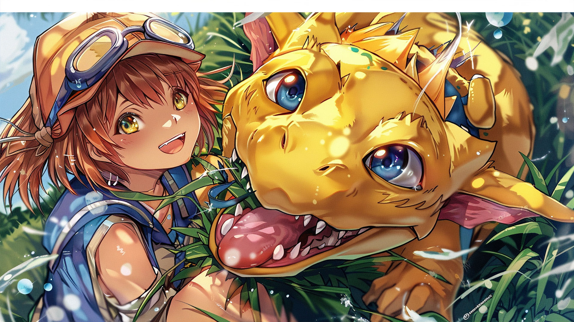 Kizuna and Digimon Partners: HD Wallpaper